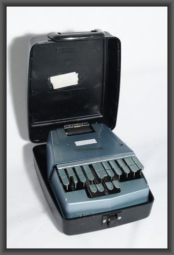 Working Stenoprint Reporter Model Shorthand Machine Court Hedman stenograph