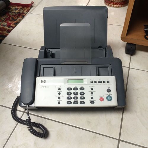 Hp 640 Fax Machine