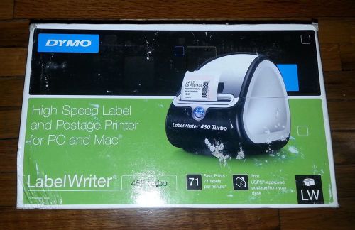 BRAND NEW! Dymo LabelWriter 450 Turbo Label Thermal Printer