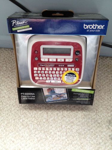 brother p-touch electronic labeling system..new/w bonus tape