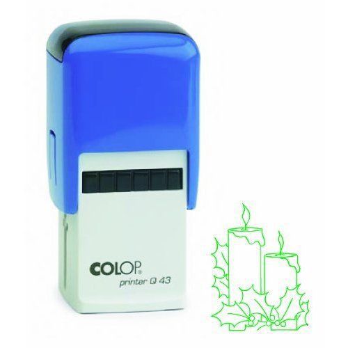 COLOP Printer Q43 Candle Picture Stamp - Green