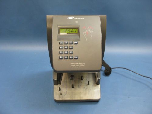 Ingersoll rand recognition systems biometric hand punch clock hp1000-e for sale