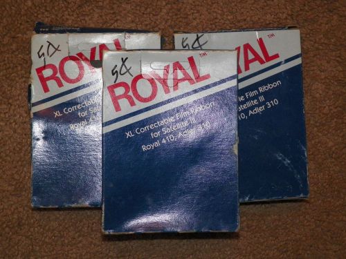 Royal XL Correctable Film Ribbon Black Satellite III Royal 410, Adler 310