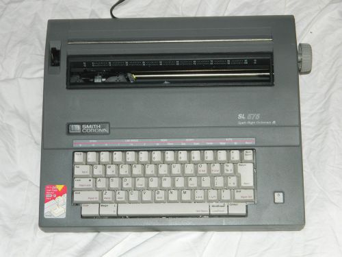 Smith Corona Electronic Typewriter # SL-575 / with Keyboard Cover!
