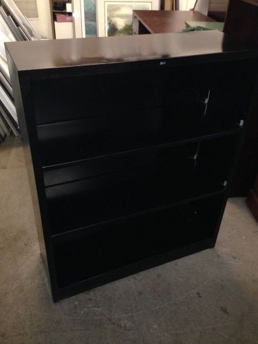 ***heavy duty metal bookcase by hon office furniture 41&#034;h*** for sale