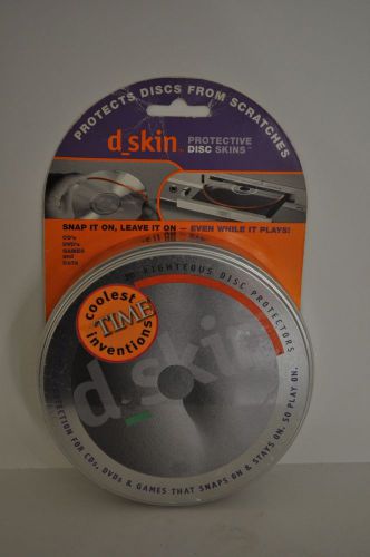 NEW 20 D SKIN D_SKIN PROTECTIVE CD DVD DISC PROTECTOR SKINS