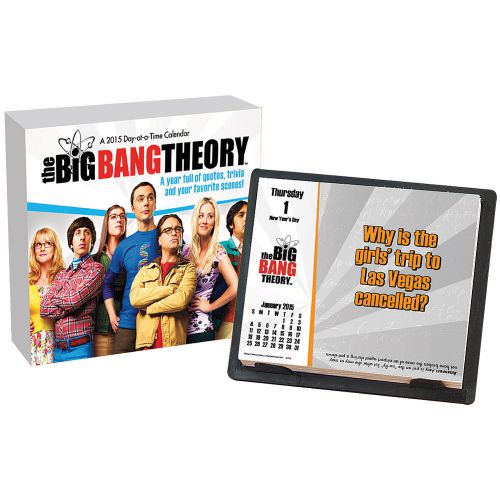 NEW The Big Bang Theory 2015 Daily Calendar - Quotes Trivia &amp; Favorite Scenes