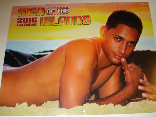 2015 Hawaiian Calendar - Macho Men of the Islands - 12 month w/ FREE S&amp;H  WOW!