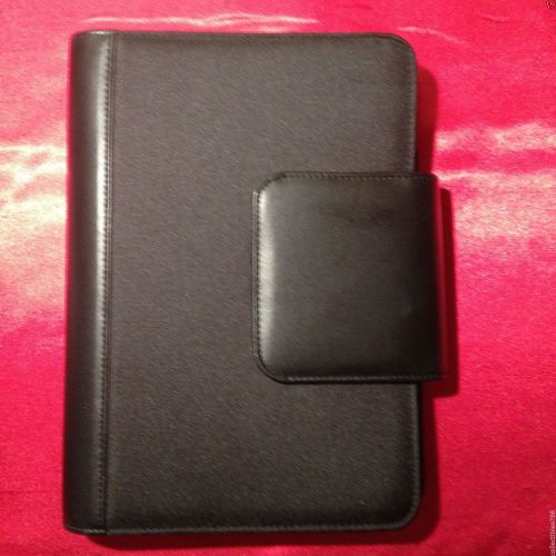 Classic 365 day planner black binder 1&#034; rings by franklin covey for sale