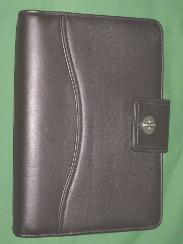 Classic ~ 1.0&#034; ~ dark brown faux-leather franklin covey 365 planner binder 5908 for sale