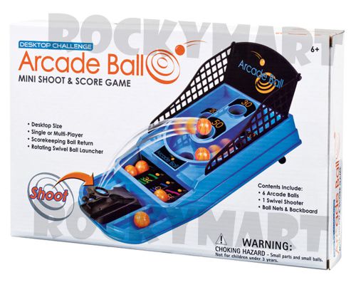 Arcade Ball Desktop Mini Shoot and Score Game Home Office Desk Dorm RM2717