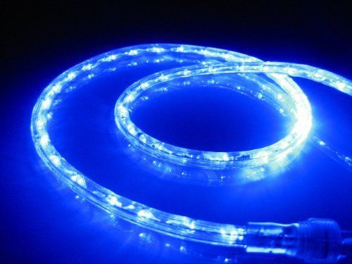 10Ft Rope Lights; Ocean Blue LED Rope Light Kit; 1.0&#034;LED Spacing; Christmas Ligh