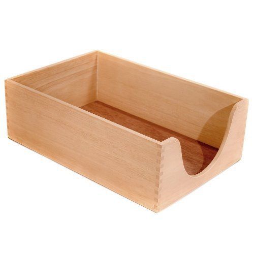 Carver hedberg legal size double deep desk tray - x 5&#034; depth - wood - (cw08221) for sale
