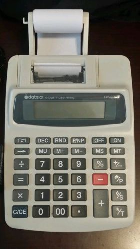 Quick Print datexxx Printing Calculator DP-30AD 10 Digit AC/DC New