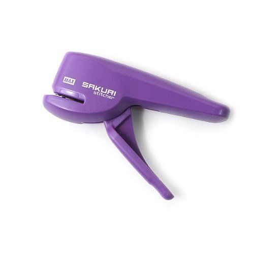 Max Sakuri Stitcher Staple-Less Stapler Violet HPS-5/V