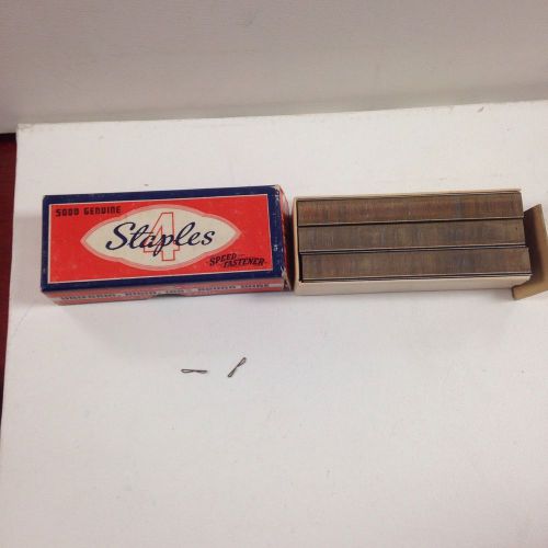 Vintage speed fastener 5000 staples made in the USA in original box