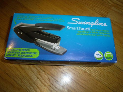 New ! Swingline Black/Grey SmartTouch Compact Stapler - 66508A SWI66508