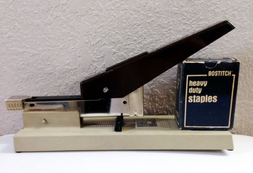 Stanley bostitch heavy duty stapler b300 staples 100 sheets adjustable depth for sale