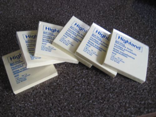 A Lot of 3M, Staple Removable Note,6pk  3&#034;x 3&#034;;