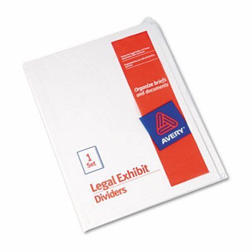 Avery Blank Tab Legal Index Divider, 25-Tab, Letter, White, Set of 25 (AVE11959)