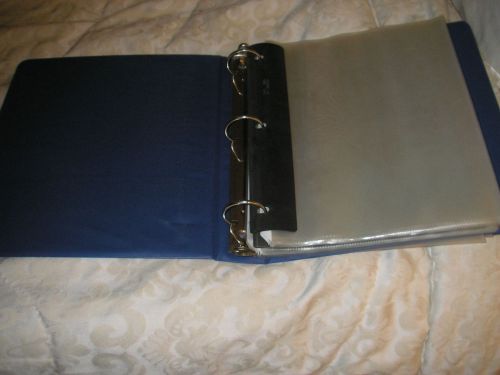 3 Ring Binder by K&amp;M Co. and 50 Polypropylene Top Loading Sheets