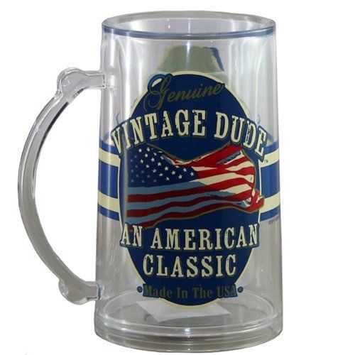 NEW Laid Back CF12001 Vintage Dude American Classic Tankard  14-Ounce
