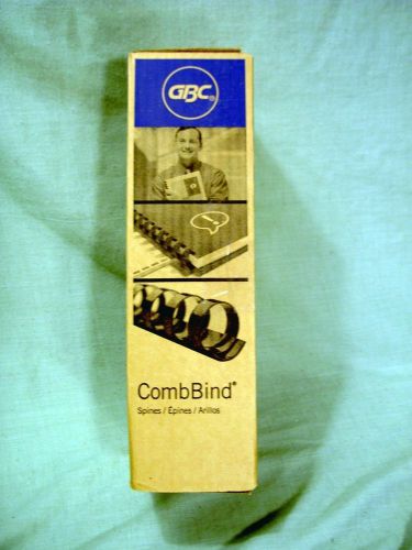 GBC Combbind binding spines - various sizes - 54 total