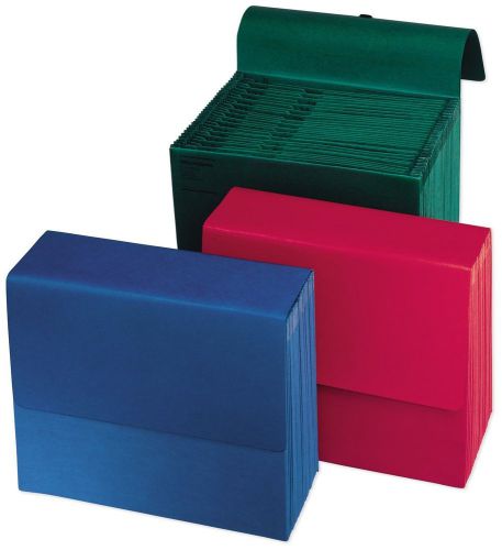 Wilson jones colorlife expanding wallet files,  3.5 inch expansion, 5-pack, ass for sale