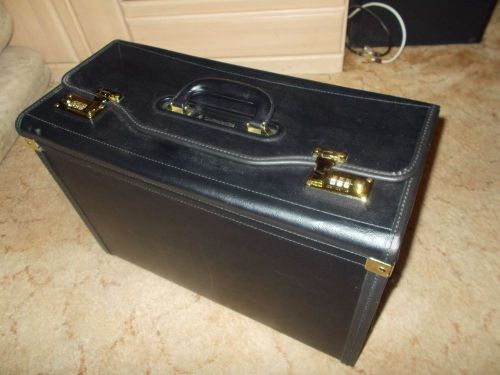 Samsonite Catalog/File Case Suitcase Combinaton Locks Briefcase Laptop Black