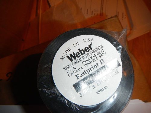 weber fastprint II thermal transfer ribbon #27123