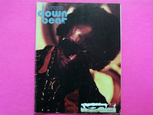 MILES DAVIS DOWN BEAT MAGAZINE COVER  MUSIC 1974 RARE COLLECTABLE LEGEND JAZZ