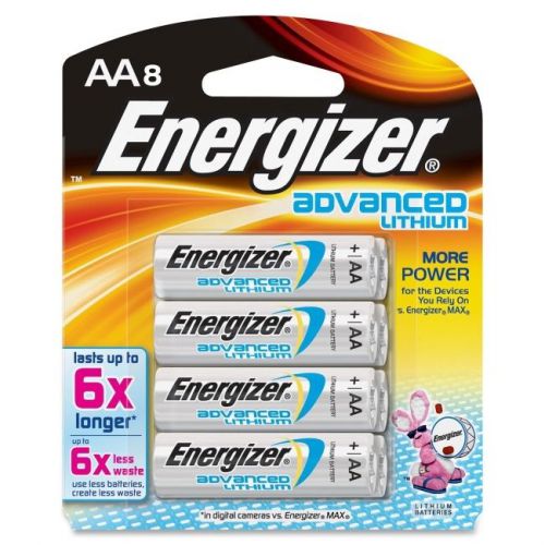 Energizer-batteries ea91bp-8 energizer lithium aa 8 pack for sale