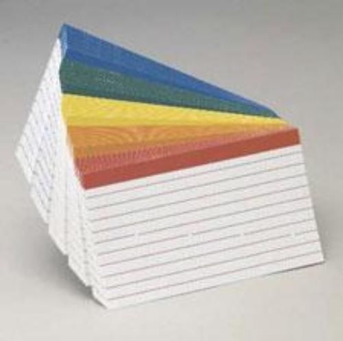 Ampad Color Coded Index Cards 3&#039;&#039; x 5&#039;&#039;