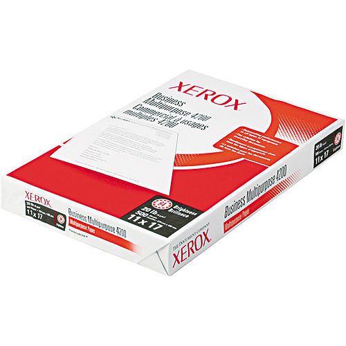 Xerox business 4200 copy paper, 11&#034; x 17&#034;, 500 sheets for sale