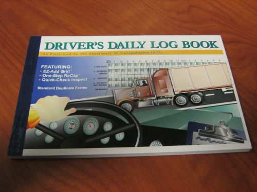 Mancomm driver&#039;s daily log book for sale
