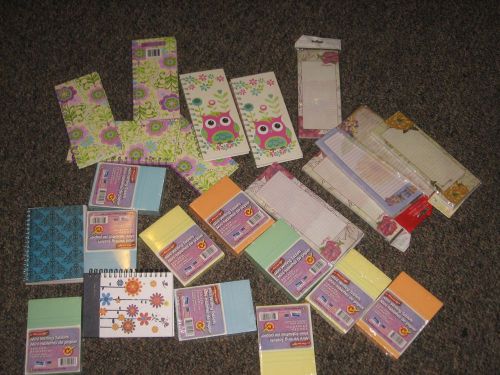 WRITING NOTE PADS LOT OF 24