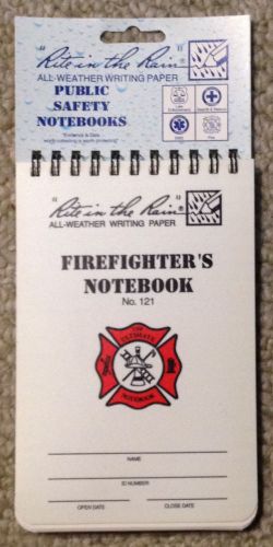2 pack of rite in the rain all-weather,firefighter&#039;s notebooks,50 lined sheets for sale