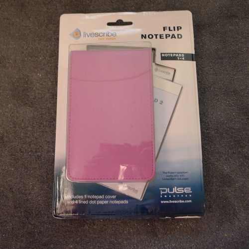 Livescribe Flip Notepad 4 pack Protective Pink Cover ANA-00040 New 3 X 5
