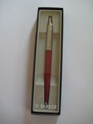 PARKER Pen Jotter Retractable Ballpoint Pen Black Ink Med.Point Stainless 13332