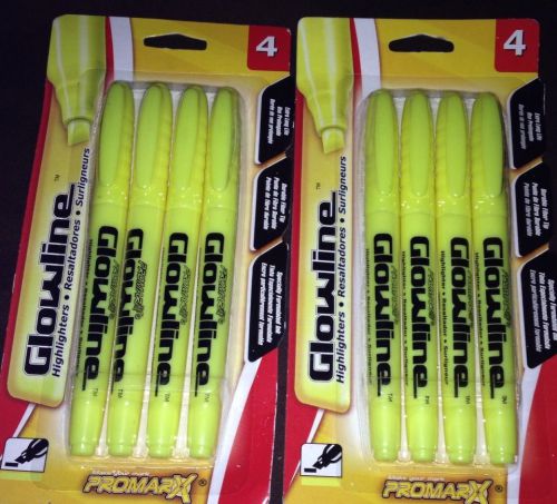 8 Glow Line Yellow Highlighters