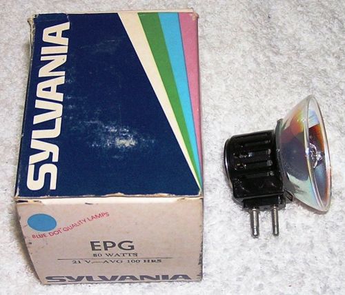 Sylvania EPG 80 Watt 21 Volt Projector Projection Lamp Bulb