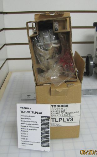New Genuine Toshiba Projector Lamp Light Bulb Unit TLPLV3 80632737