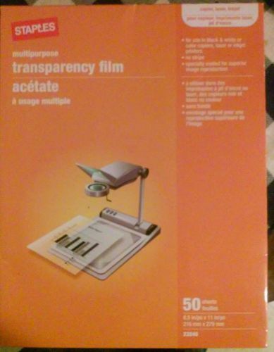 Multipurpose Transparency Film Laser/Inkjet