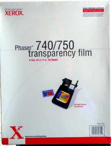 Xerox Phaser 740/750 Transparency Film  50 sheets 8.5 X 11