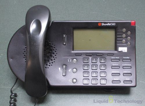 Shoretel 560 ip s6 voip business phone black for sale