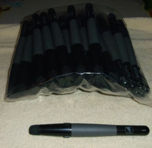 Lot of 200 Black Dry Erase Felt Pen with cap erasers