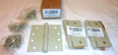 3 ives 5pb1 4&#034; x 4&#034; 600/usp full mortise butt plain bearing door hinges primed for sale