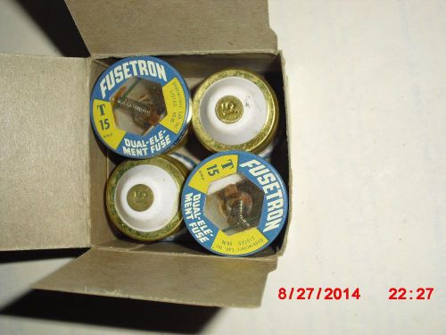 FUSETRON T15 AMP FUSES - BOX OF 4