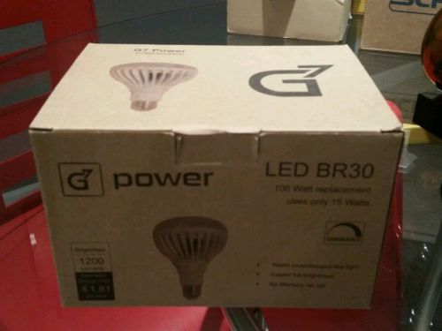 G7 power elko led 15 watt (85w) 1100 lumen br30 recessed light bulb  dimmable 27 for sale