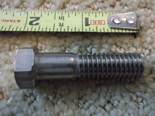 Stainless Steel Hex Bolt Partial Thread 7/16-14 x 1 3/4 25/PCS 1 3/4&#034;  7/16&#034; Dia